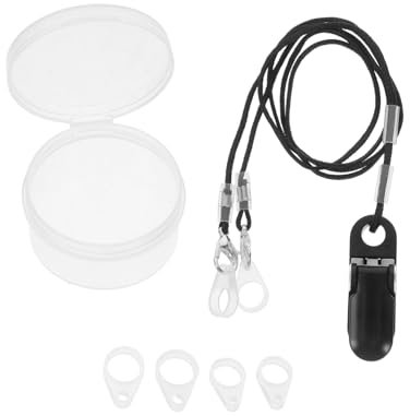 COLLBATH Sicherer Clip Halteschnur Gehörschutz Für Senioren Leichtes Bequemes Schlüsselband Mit Sicherheitsseil