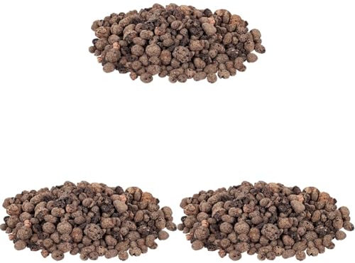 Browin 749950 Leca, Galets d'argile 10-20 mm, 4l, Marron (Lot de 3)