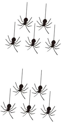 ARTIBETTER 10stücke Abnehmbare Halloween Wandaufkleber Mit Gruseligen Spinnen Kreative Dekoration Für Geschäfte Und Partys Für Schaurige