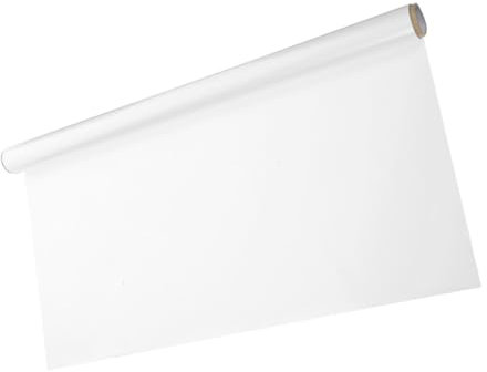 TOPPERFUN Adhesivos de pizarra estática pizarra blanca pintura de borrado en seco papel de borrado en seco tapete de escritorio de borrado en seco película de pizarra el plastico