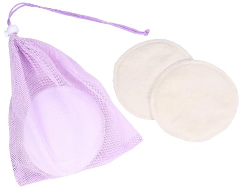 Assorbenti da Allattamento Lavabili 6 Pezzi in Set in Fibra di Bambù | Inserti Anti Perdita, Bloccano L’umidità e Mantengono Asciutto, per Reggiseni da Allattamento