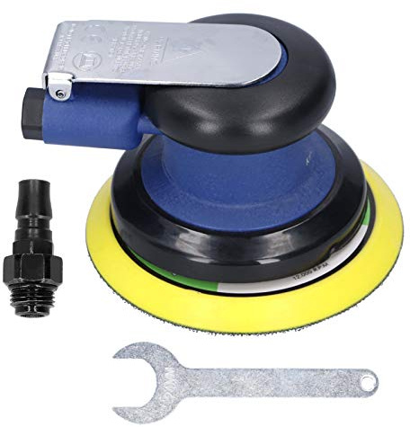 Máquina de lijado neumática KP - 6503, herramienta de pulido por aire con control de velocidad continuo, lijadora de doble martillo de acero de aleación de 5 pulgadas para carrocer (Estilo japonés)