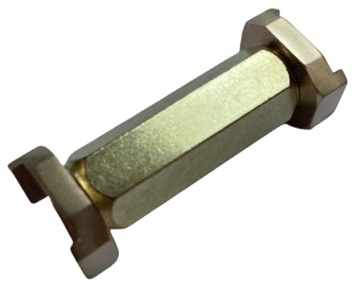 TOVINANNA Herramienta que Previene Daños Madera de Metal Dorado de Puente para Cello Tornillos Ajustables y Permite Afinar la Altura del Puente para Reparación y Fabricación