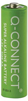 Super Alkaline Batteries Q-CONNECT AA LR06 1 5V 20pcs / Office Appliances And Machines/Type-1,5V / Kind-LR6 / Colour-Green/Size-AA/Dimensions (mm)-Diameter: 14,5 Wysoko