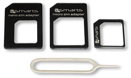 4smarts – 2 – universal – SIM-adapter – set 3 stycken