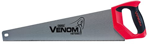 Draper Tools Vst550 Second Fix Venom Triple Scie égoïne de sol, Bleu, 550 mm