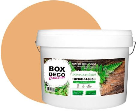 PINTURA natural ecológica aspecto satinado Natura – Tassili – pared interior – 34 Colores – 9 L – 140 m²...