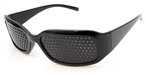 LIPIODOL Rasterbrille Lochbrille Pinhole Glasses Augentraining Rasterbrille Brille Augentraining Entspannung Gitterbrille