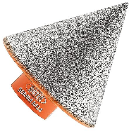 BGTEC Diamant Fingerfräser, 50mm mit M14-Gewinde für Vorhandene Löcher, zum Vergrößern, Formen, Trimmen, Fliesen, Marmor, Granit, Keramik, Senkbohrer