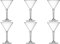 Garnet - Bicchiere di PLASTICA riutilizzabile - Coppa martini x 6 PEZZI - Alti spessori - Perfetti per eventi - Lavabile in lavastoviglie - 26 cl Bordo/ 28 cl a Servizio - 100% Made in Italy