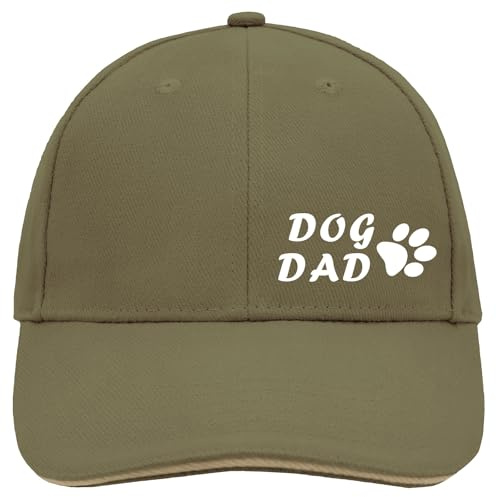Huuraa Cappy Mütze Dog Dad Tapse Geschenk | Baseballkappe Basecap Kappe Geschenkidee Unisex Baseball Cap