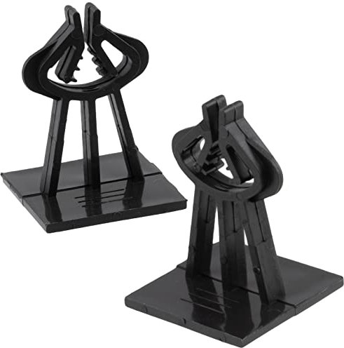 AERZETIX - C65236 - Lot de 100 Cales d'armatures avec base pour fer à béton de Ø4 à Ø14 - enrobage 30 mm - fixation horizontale sur polystyrène extrudé, expansé - en plastique - coffrage dalle