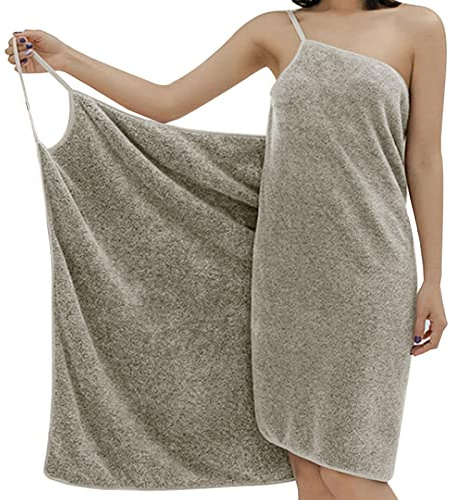 Niktule Tragbarer Badewickel - Damen Soft Sling Towel Saugfähiger Baderock,Duschzubehör Schnelltrocknendes, verdicktes Badetuch für Spa, Schwimmen, en