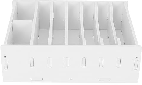 Ciieeo Registratore Cassa Scomparti Multifunzione Con Clip Per Soldi Organizer Desktop Per Ufficio Scuola e Laboratorio