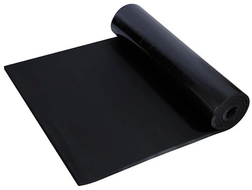 CCLIFE Tapis d'isolation auto-adhésif en caoutchouc,19mm résistant à l'humidité et au feu, isolation phonique auto-adhésive 1x3m-3㎡ Probauwerk