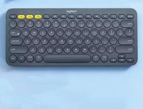 Générique Multi-Device Bluetooth Keyboard, Connection with 3 Devices, 2 Year Battery, 16 mm Thick, 423 g, Black
