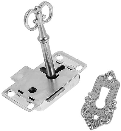 VILLCASE Vintage Schrank Verschlüsse 2 Stück Aus Eisen Und Zinklegierung Dekorative Metallschlösser Für Schmuckkästchen Und Schubladen Langlebig Und Sicher