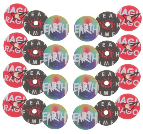 Amosfun Car Aromatherapy Air Freshener Scent Pads 24Pcs Vinyl Record Player Shape Portable Diffuser for Driving and Rest