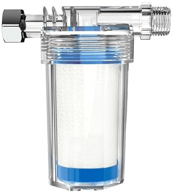GUIPENG Filtre universel en coton PP for douche et baignoire, crépine de robinet, purification d'eau, chlore, accessoires de cuisine et de salle de bain(1 Set Filter)