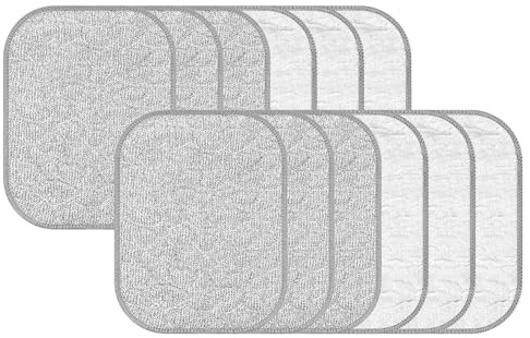12PCS Wire Dishwashing Rags for Wet and Dry Wire Cleaning Cloths | Double Layer Silver Mesh Scrubber for Wet and Dry, Easy to Rinse & Hang Dry, Wire Washing Cloth for Kitchen, Sink, Pot, Pan