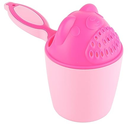 Kikumi Sköljkopp för Babyschampo, ögonskydd, Avtagbart Bekvämt Handtag, Barntvätt Hår Badsköljmedel för Babybad