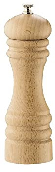 Zassenhaus Pfeffer oder Salzmühle Berlin aus Buchenholz in der Farbe Natur, Höhe: 18cm, 020021