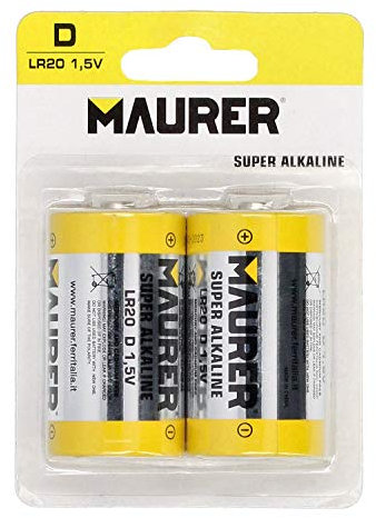 Pila Maurer Alcalina D / LR20 (Blister 2 Piezas)