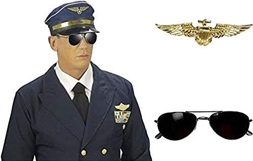 Lively Moments Piloten Special 3- er Set, Brille mit schwarzem Rahmen