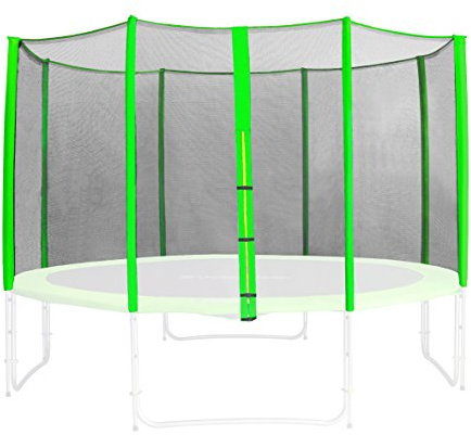 SixBros. Sicherheitsnetz Grün für Gartentrampolin 1,85 M - 4,60 M versch. Größen - SN-ON/1952 - Größe 4,00 m 4L