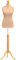 Female Tailors Dummy Cream Size 10/12 Dressmakers Fashion Students Mannequin Display Bust With A Light Wood Base