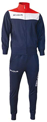 GIVOVA Mixte Survêtement Champ Combinaison, bleu/rouge, M EU