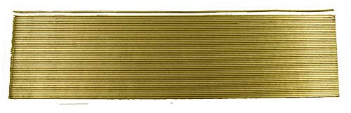Wachsstreifen gold flach, 23 cm Größe 5 mm