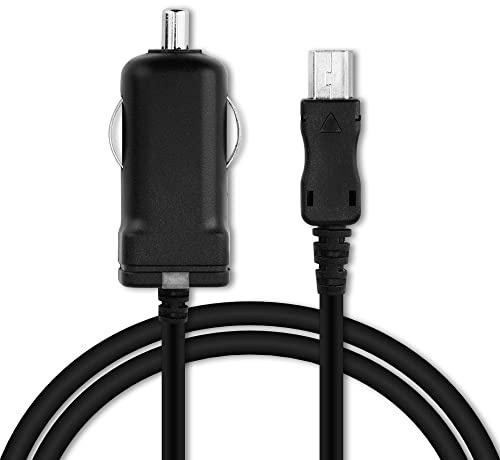 subtel KFZ Ladegerät > Mini USB kompatibel mit awesafe Navigator A2 7 | 1m, 12V / 24V, schwarz, für awesafe LKW Navigator 9, Navigator A5 5