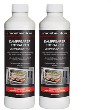moebelplus Dampfgarer Entkalker - 2er Set