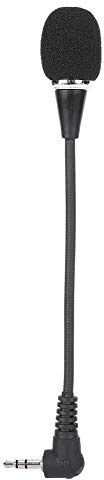 Mini microfono condensatore, omnidirezionale testa flessibile pickup vocale audio amplificato apparecchiature standard 1/8 di pollice (3,5 mm) Aux-in Audio Jack