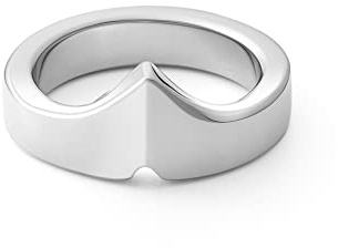 Ergonomischer Edelstahl Eichelring Cockring Penisring Hodenring Glansring poliert Pennis Ring Metall ergonomisch Intimschmuck für Männer (BS-173) (Innen-Ø (19 mm))