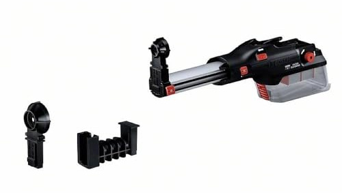 Bosch Professional GDE 28 D dust extraction system (two exchangeable dust adapters, extension, filter cleaning mechanism)