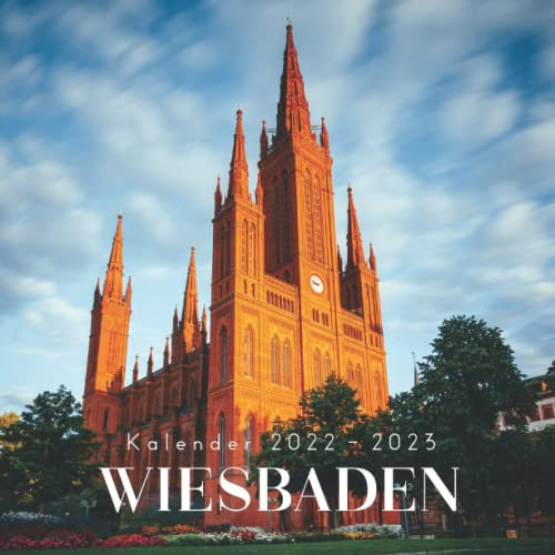 Wiesbaden Kalender: Wandkalender 2022 2023 - 8.5x8.5 inches - Geschenke für Familie und Freunde
