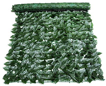 seto artificial planta verde simulación pared vegetal paneles verdura decoración jardín valla para boda o decoración interior diy césped, 100 x 300 cm