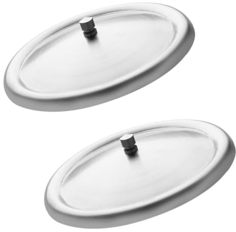 Cabilock 2 Stück Edelstahl Tasse Deckel Runde Becherabdeckung 7.50 Cm Staubdichte Abdeckung Für Tasse Und Teetasse Passend Für Becher Und Schüssel