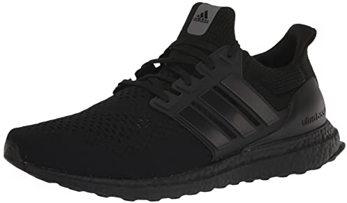 Adidas Men's Ultraboost 1.0 Running Shoe, Black/Black/Beam Green, 7
