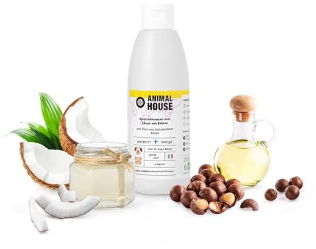 Animal House Shampoo Liquido Sciogli Nodi per Pelo Lungo, Naturale, Ipoallegenico, Profumato, Cruelty Free -Nutriente, Dona Brillantezza Districante (Sciogli Nodi, 1)