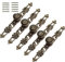 Mgoodoo 5 Stück Retro Türgriff Metall Knauf Schrank Griff Messing Bronze Schublade Kleiderschrank Pull Griff 152mm, Antikes Messing