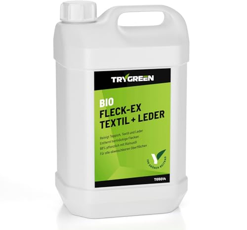 Bio Fleck-Ex Textil & Leder - Ultrastark gegen Jod! - Rein pflanzlicher Fleckenentferner gegen Jod, Kaffee, Blut etc... (5 l (1er Pack), Kanister)