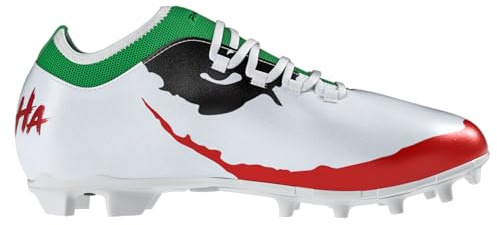Phenom Elite The Officially Licensed Joker Youth Football Cleats - Velocity 2.0 (US Footwear Size System, Adult, Men, Numeric, Medium, 5) Ivory