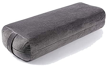 sunroot Yoga Bolster Kissen für Meditation und UnterstüTzung-Rechteckiges Yoga Kissen Yoga ZubehöR Waschbar