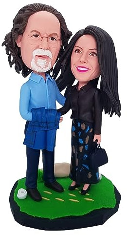 mydedor Individuelle Wackelkopf-Figur, lebensechte Premium-Figur, exquisite Details, personalisiertes Wackelkopf-Geschenk für Auto, Freund, Familie, Chef, Büro, Kollegen