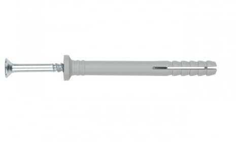 Nail Dowel Impact Dowel 6 x 60 mm Countersunk Head with Screw Drill Diameter 8 mm Galvanised