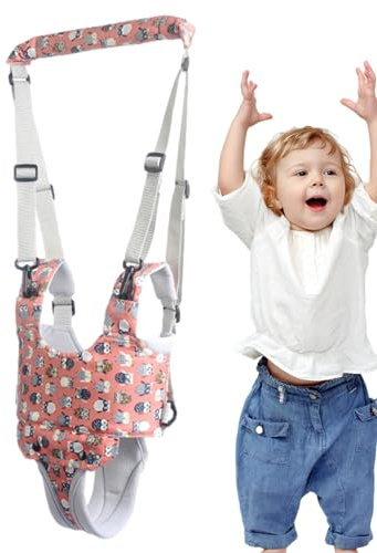 Arnés para niños pequeños | Ayudante de arnés ajustable para caminar para niños pequeños - Andador portátil para niños, ayuda para aprender a caminar, ayuda para niños y niñas de 6 a 24 meses Zorq