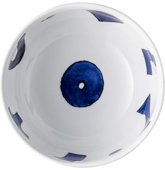 Alessi NF08/38 20 Salatschüssel, Porcelain, Blue